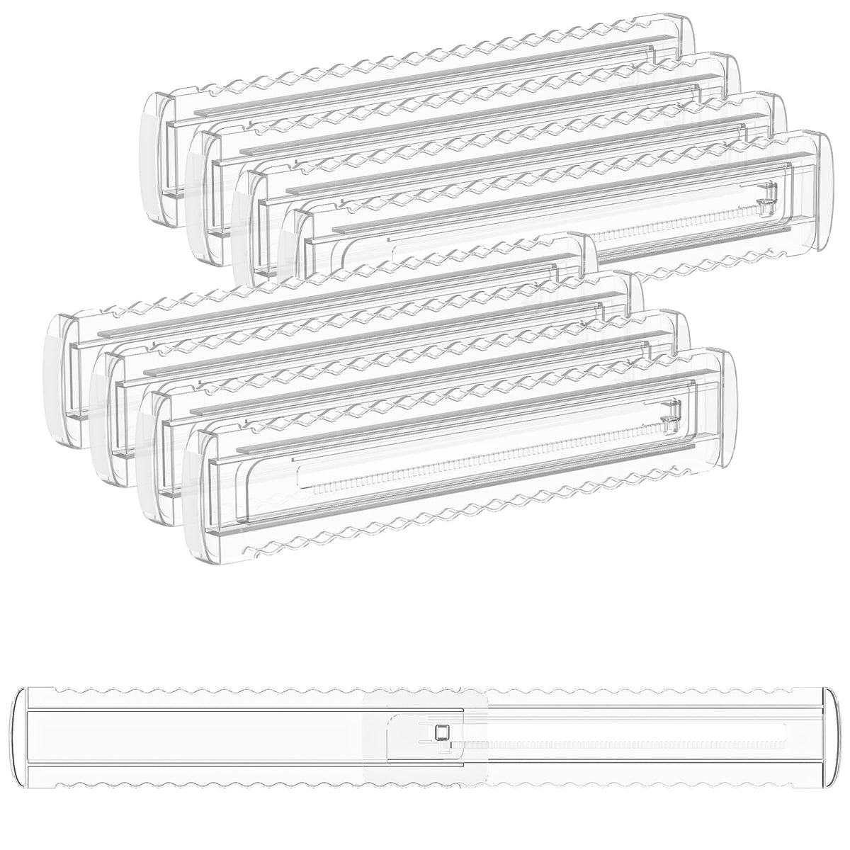 4 Pack 4" High Drawer Dividers for Clothes, 10.2"-16.5" Expandable