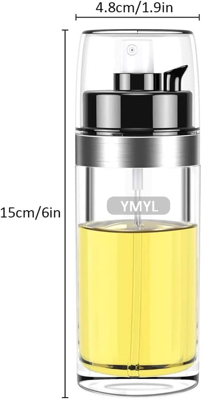 Oil Sprayer for Cooking, 2 in 1 Oil Dispenser Bottle and Mister, 150ml/5oz