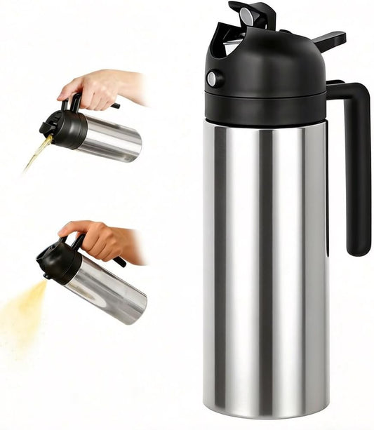 moniko Olive Oil Sprayer for Cooking, Olive Oil Dispenser Bottle, Stainless