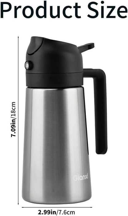 Oil Dispenser Bottle, 2 in 1 Olive Oil Sprayer and Dispenser