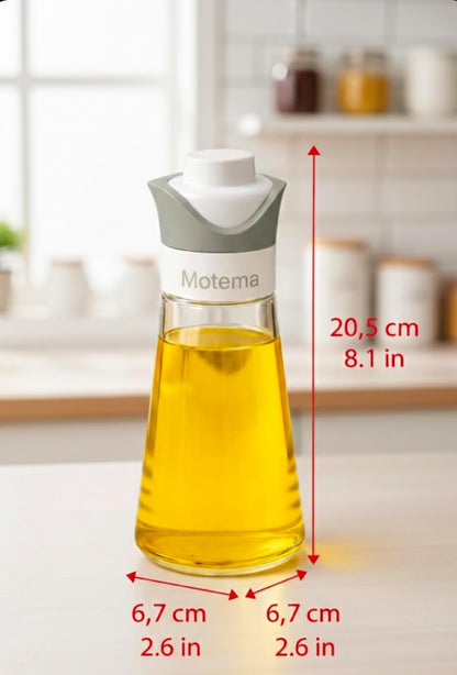 Oil control Dispenser Bottle, Spray & Pour 2-in-1, Precision Olive Oil Sprayer for Healthy Cooking, BPA-FREE,340 ml/12oz, Glass bottle, Leak-Proof, Ideal for cooking, salad, Air Fryer & BBQ