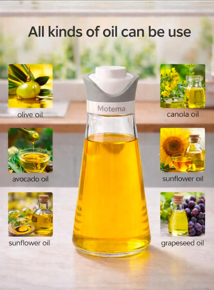 Oil control Dispenser Bottle, Spray & Pour 2-in-1, Precision Olive Oil Sprayer for Healthy Cooking, BPA-FREE,340 ml/12oz, Glass bottle, Leak-Proof, Ideal for cooking, salad, Air Fryer & BBQ