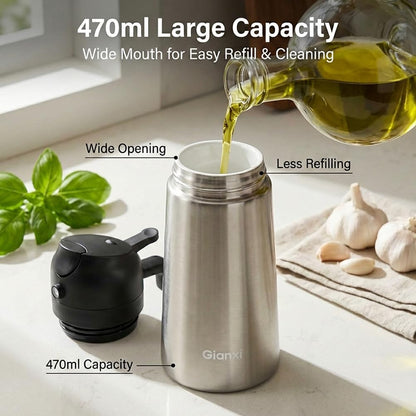 Oil Dispenser Bottle, 2 in 1 Olive Oil Sprayer and Dispenser