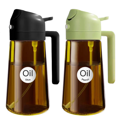 YARRAMATE 16oz/470ml Light Blocking Oil Sprayer for Cooking (Black)