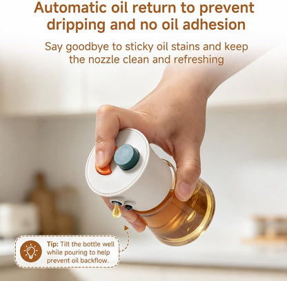 2-in-1 Spray & Pour Glass Oil Dispenser Set of 2