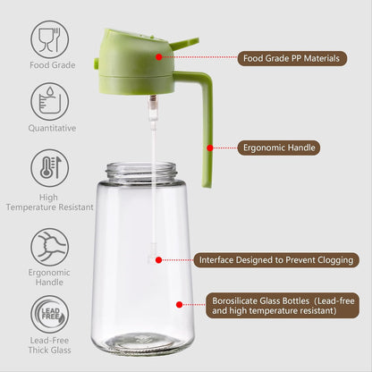 SWEET VIEW Oil Sprayer for Cooking 16oz/470ml