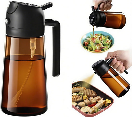 16oz/470ml Glass Olive Oil Sprayer for Cooking