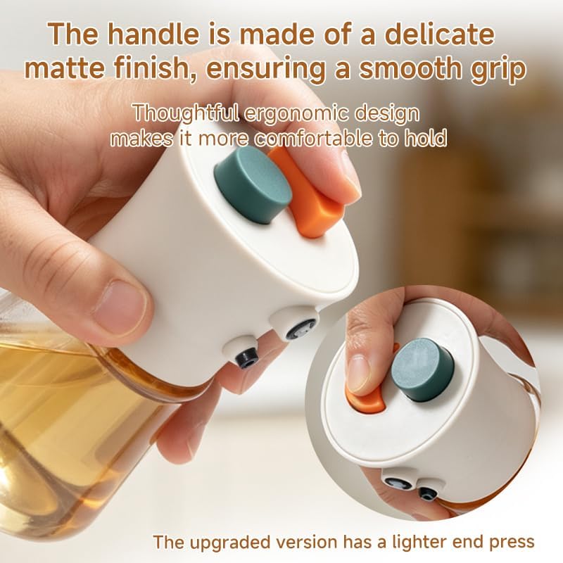 2-in-1 Spray & Pour Glass Oil Dispenser Set of 2
