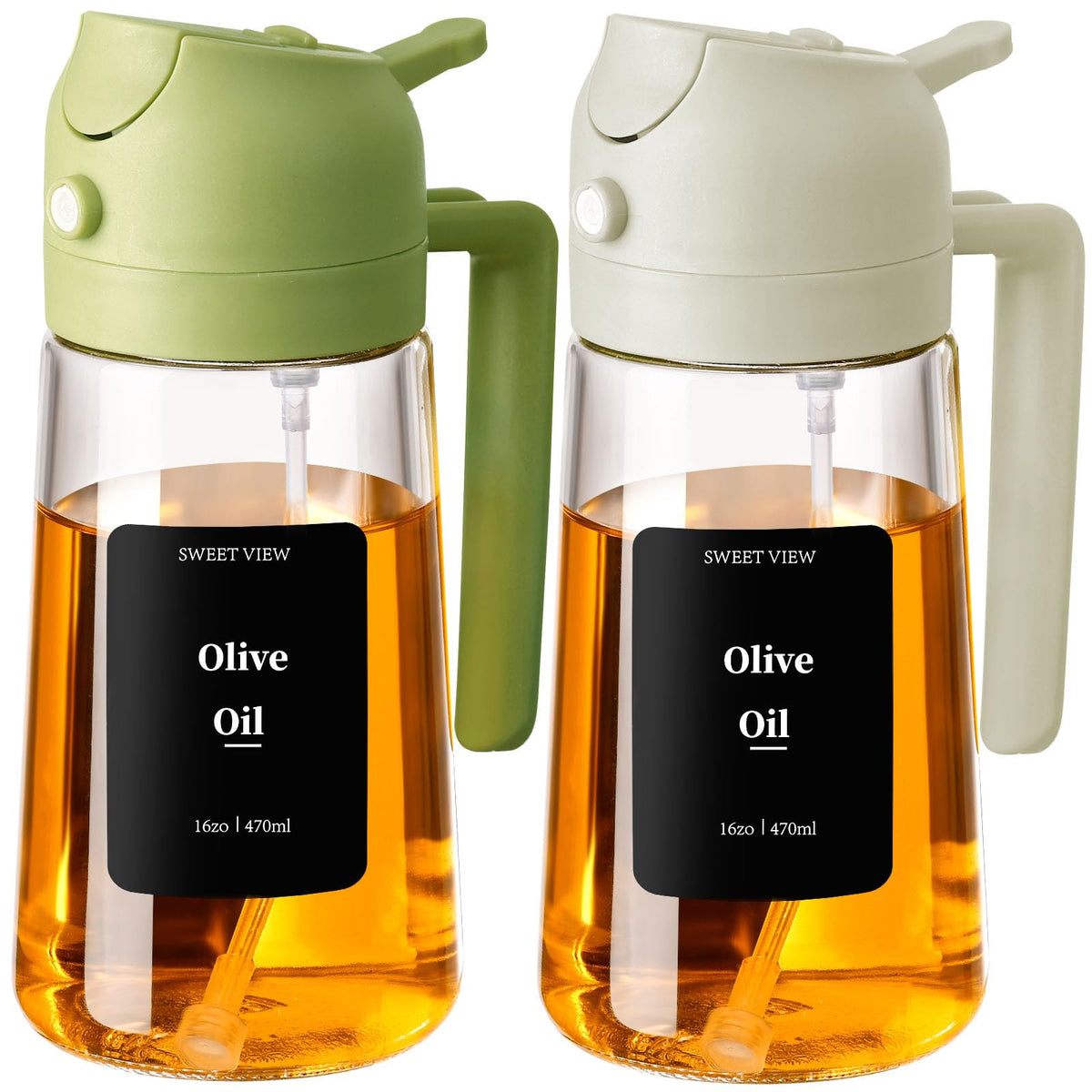 SWEET VIEW Oil Sprayer for Cooking 16oz/470ml