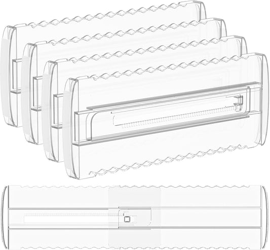 4 Pack 4" High Drawer Dividers for Clothes, 10.2"-16.5" Expandable
