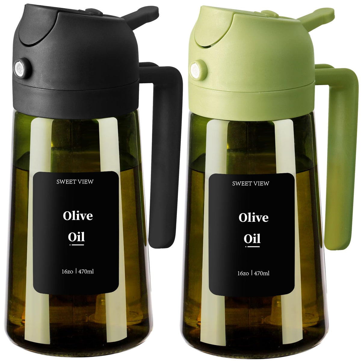 SWEET VIEW Olive Oil Sprayer for Cooking 16oz/470ml