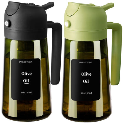 SWEET VIEW Olive Oil Sprayer for Cooking 16oz/470ml