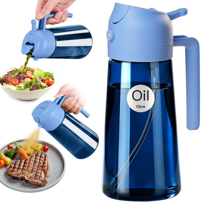 YARRAMATE 16oz/470ml Light Blocking Oil Sprayer for Cooking (Black)
