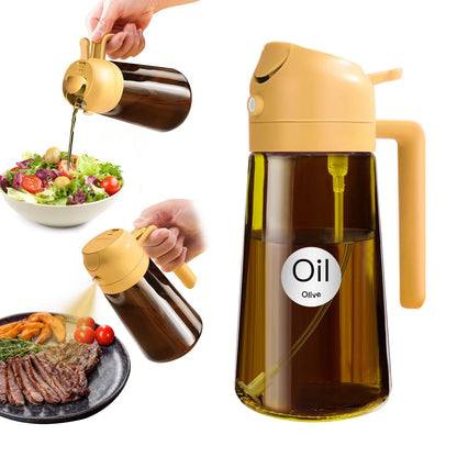 YARRAMATE 16oz/470ml Light Blocking Oil Sprayer for Cooking (Black)