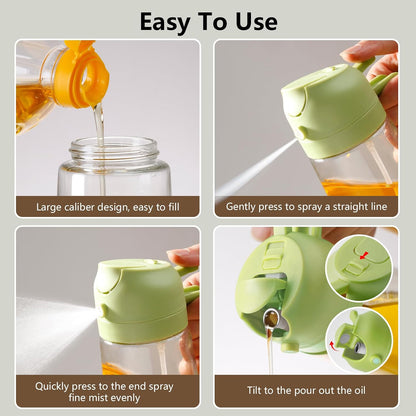 SWEET VIEW Oil Sprayer for Cooking 16oz/470ml