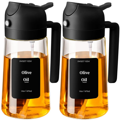 SWEET VIEW Oil Sprayer for Cooking 16oz/470ml