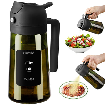 SWEET VIEW Olive Oil Sprayer for Cooking 16oz/470ml