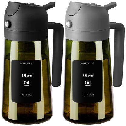 SWEET VIEW Olive Oil Sprayer for Cooking 16oz/470ml