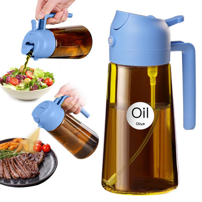 YARRAMATE 16oz/470ml Light Blocking Oil Sprayer for Cooking (Black)