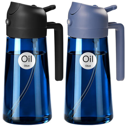 YARRAMATE 16oz/470ml Light Blocking Oil Sprayer for Cooking (Black)