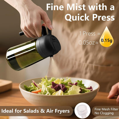SWEET VIEW Olive Oil Sprayer for Cooking 16oz/470ml