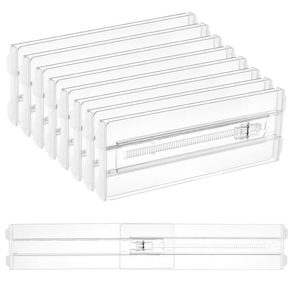Vtopmart 4" High Drawer Dividers for Clothes, 13"-22" Adjustable, 12 pack