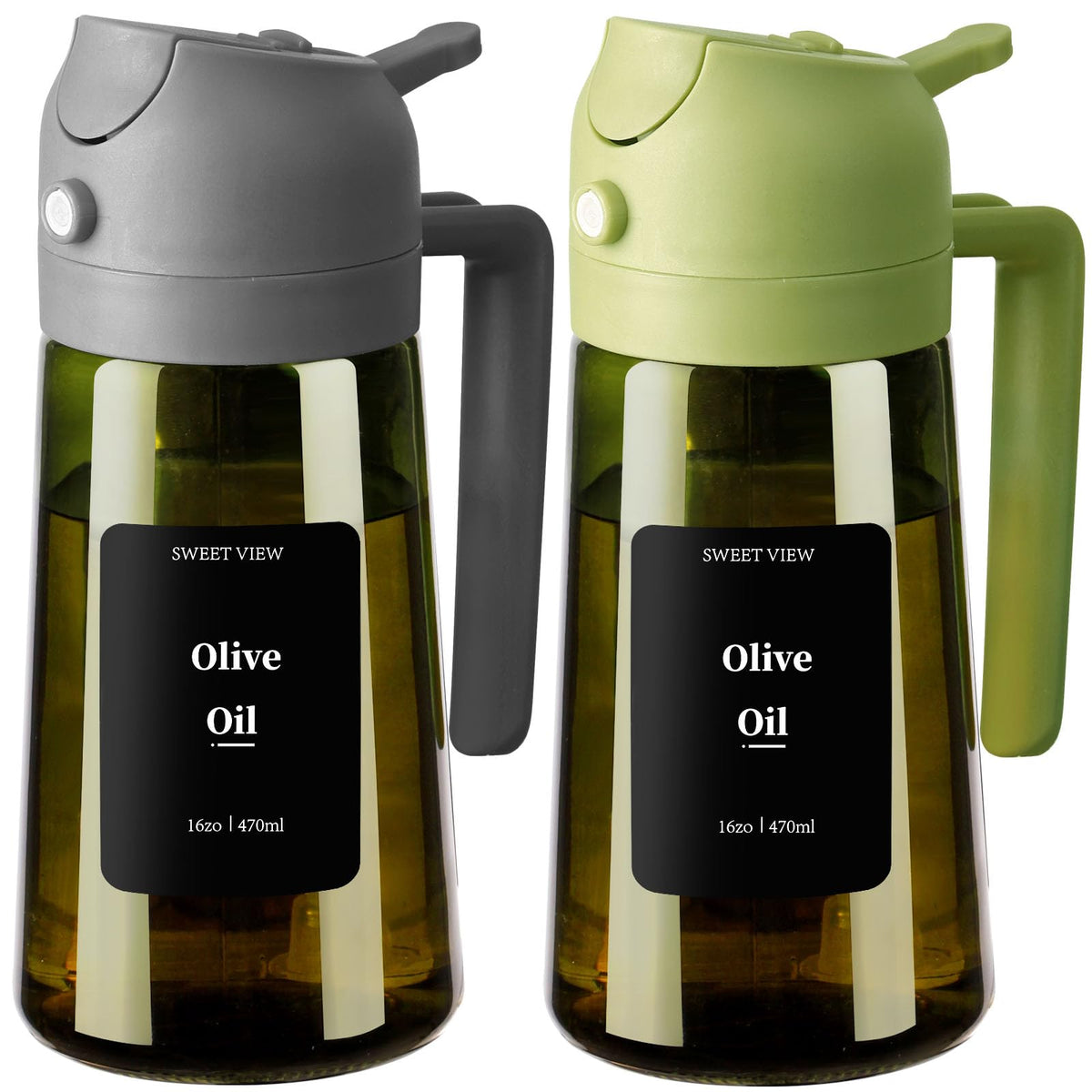 SWEET VIEW Olive Oil Sprayer for Cooking 16oz/470ml