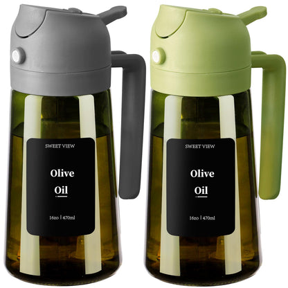 SWEET VIEW Olive Oil Sprayer for Cooking 16oz/470ml