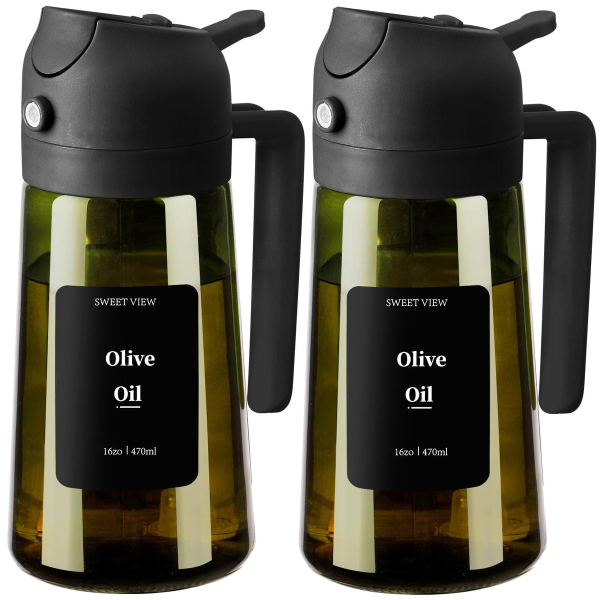 SWEET VIEW Olive Oil Sprayer for Cooking 16oz/470ml