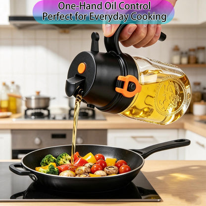 2-Pack Mason jar Olive Oil Sprayer lid for Cooking 2 in 1 Olive Oil Dispenser Bottle for Mason jar Kitchen Gadgets and Air Fryer, Cooking, Salad,Accessories, Salad, BBQ （Glass bottle not included）