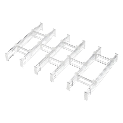 Vtopmart 6" Tall Upgrade Drawer Dividers, 12.8"-22.3" Expandable, 8 Pack