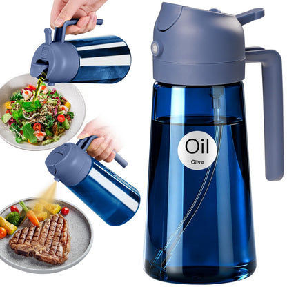 YARRAMATE 16oz/470ml Light Blocking Oil Sprayer for Cooking (Black)