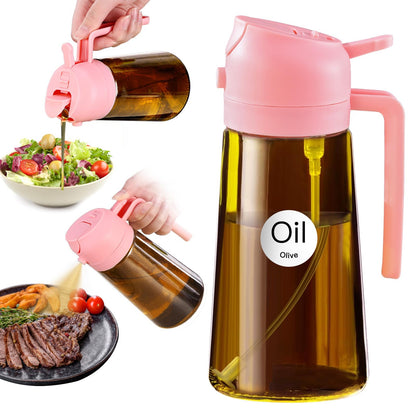 YARRAMATE 16oz/470ml Light Blocking Oil Sprayer for Cooking (Black)
