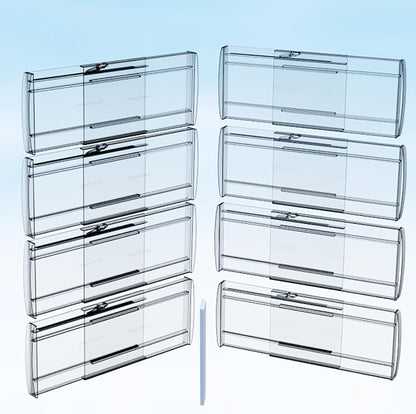 8 Pack 6" Adjustable Drawer Dividers, Expandable 12-20"