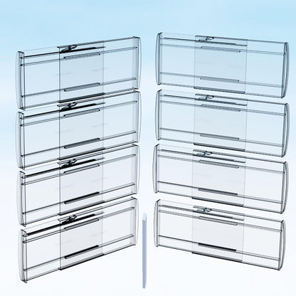 8 Pack 6" Adjustable Drawer Dividers, Expandable 12-20"
