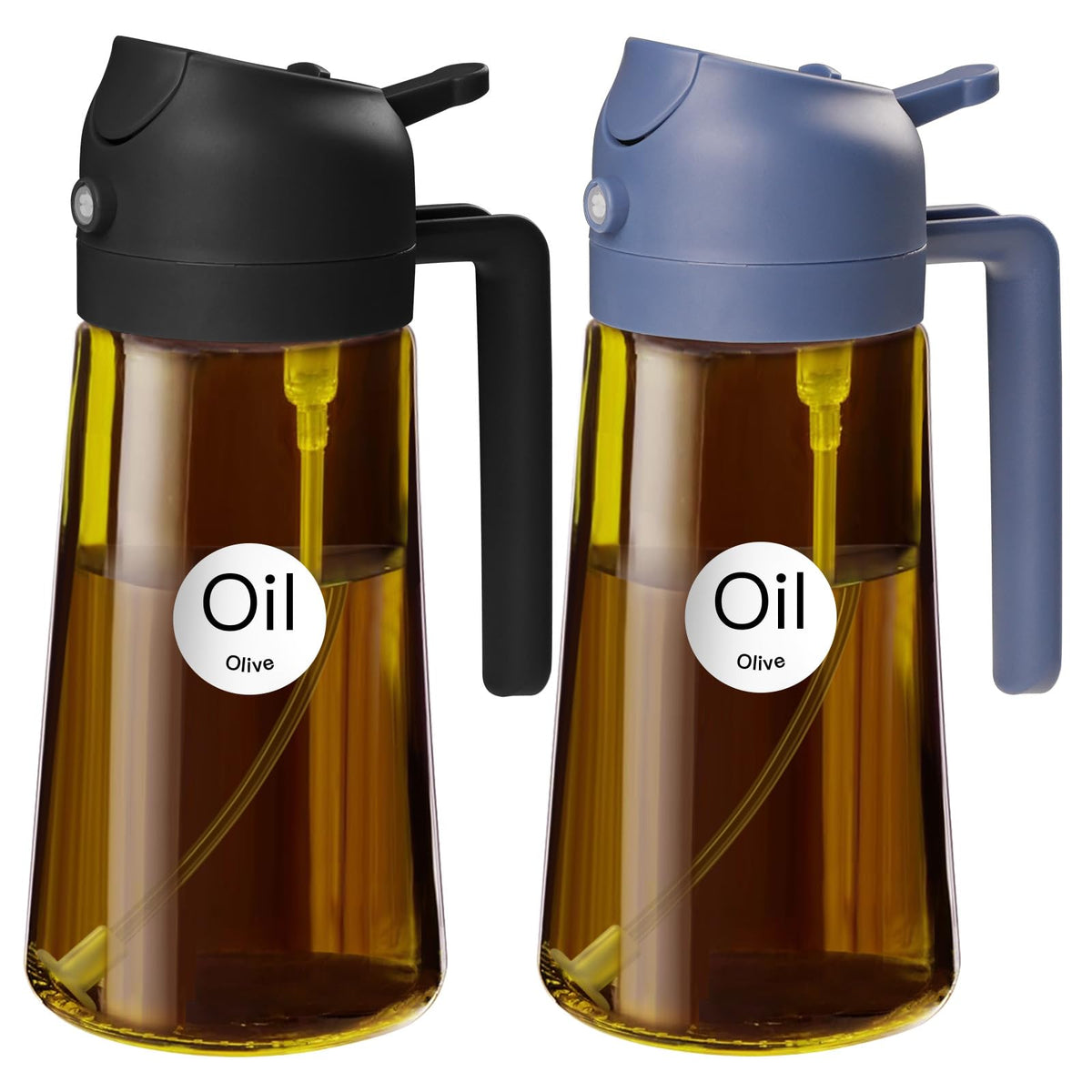 YARRAMATE 16oz/470ml Light Blocking Oil Sprayer for Cooking (Black)