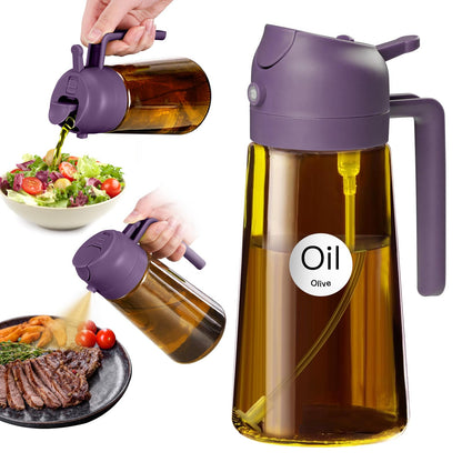 YARRAMATE 16oz/470ml Light Blocking Oil Sprayer for Cooking (Black)