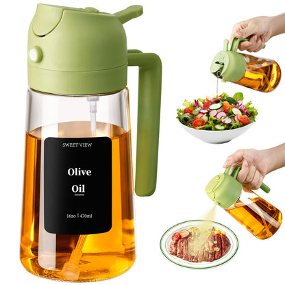 SWEET VIEW Oil Sprayer for Cooking 16oz/470ml