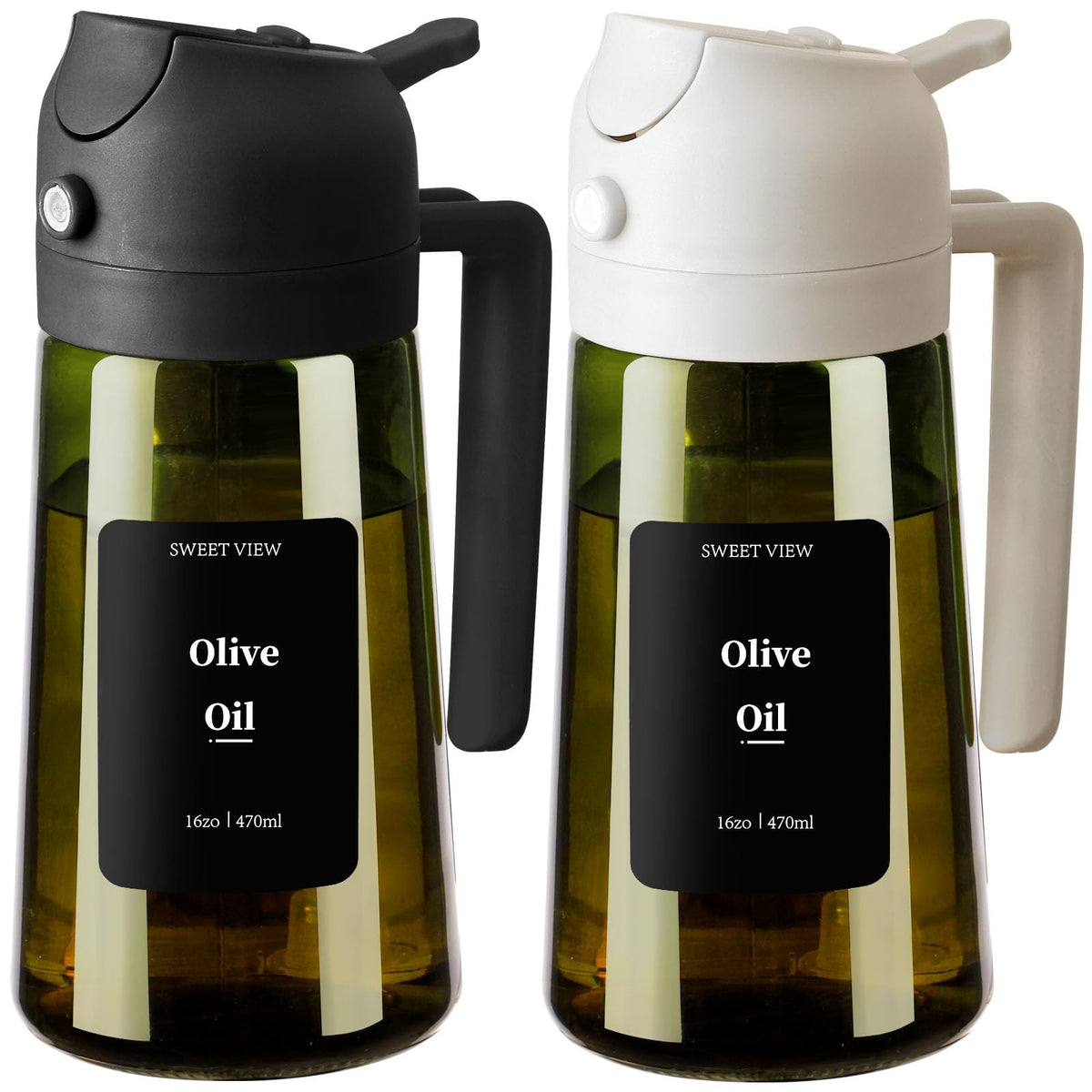 SWEET VIEW Olive Oil Sprayer for Cooking 16oz/470ml
