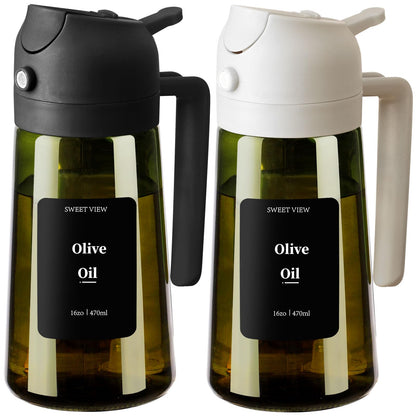 SWEET VIEW Olive Oil Sprayer for Cooking 16oz/470ml