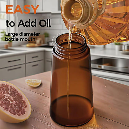16oz/470ml Glass Olive Oil Sprayer for Cooking